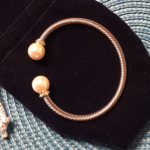 Pearl & Crystal Silver Bracelet - Picture 5 of 5